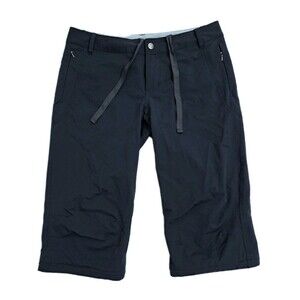 REI Women’s 8 Petite Zip Off Convertible Shorts Only Black Capris Hiking Trail